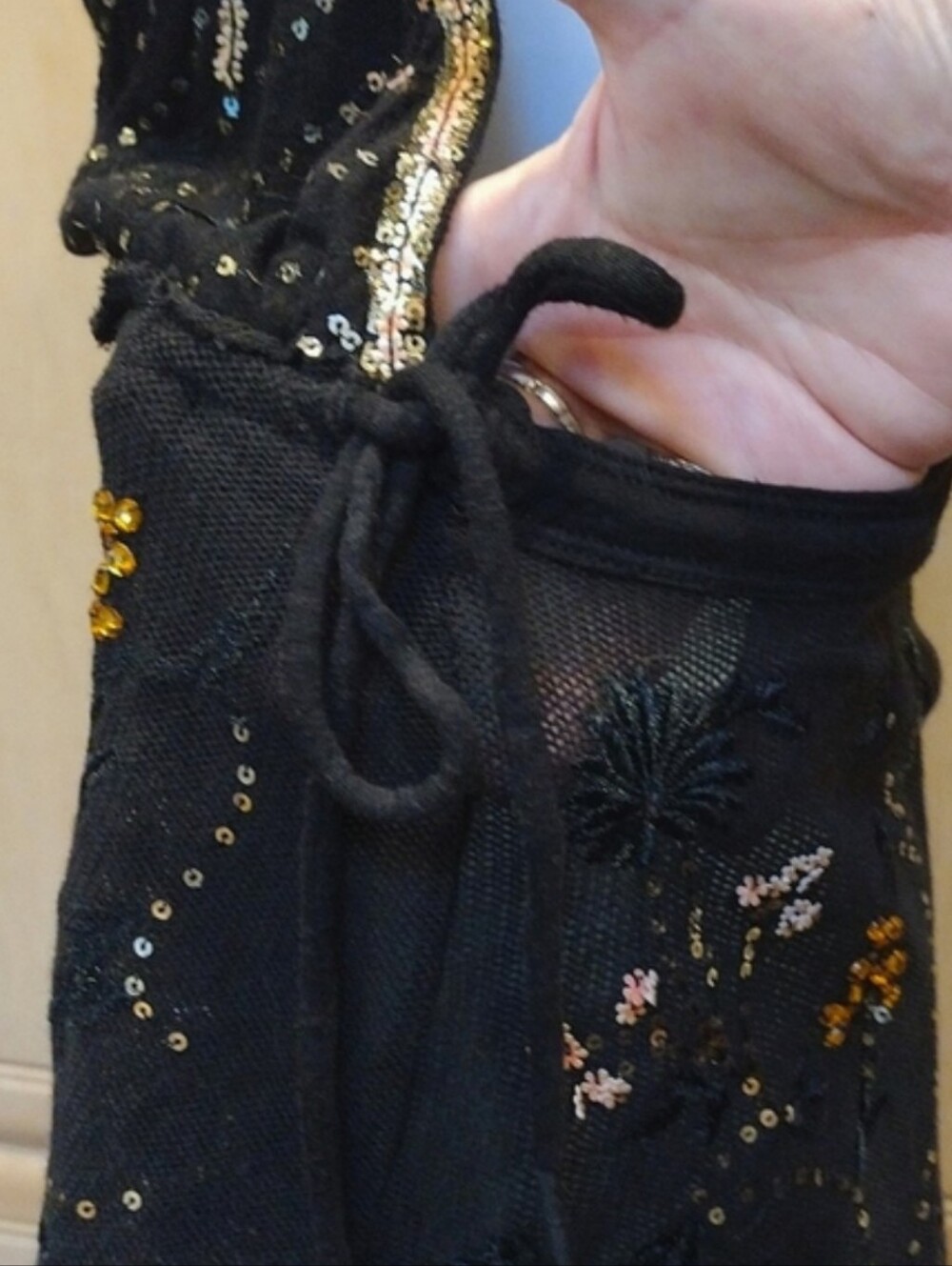 HTF Free People Dance Till Dawn Embroidered Sequin Top - Picture 15 of 16